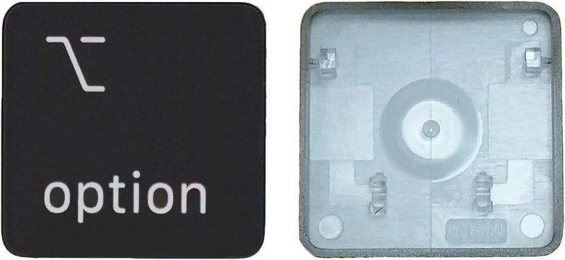 GRMTRV Replacement Individual Key Cap Hinge for MacBook Air 13'' 15'' M3 M4 A3113 A3114 A3240 A3241, 14'' 16'' Pro/Max M4 A3185 A3186 A3401 A3112 A3403 2024-2025 (Right Option) - Image 2
